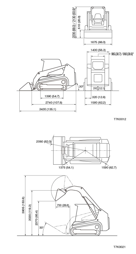 TL130 Dimensions
