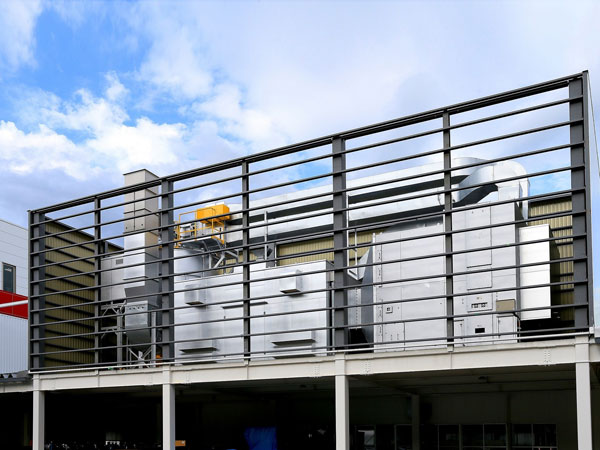 VOC incineration system installed at the Home Office's 3rd Factory